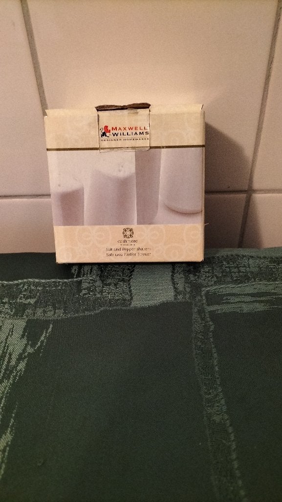Cashmere Maxwell & Williams Peper zout stelletje, Overige typen, Nieuw, Ophalen of Verzenden, Overige stijlen