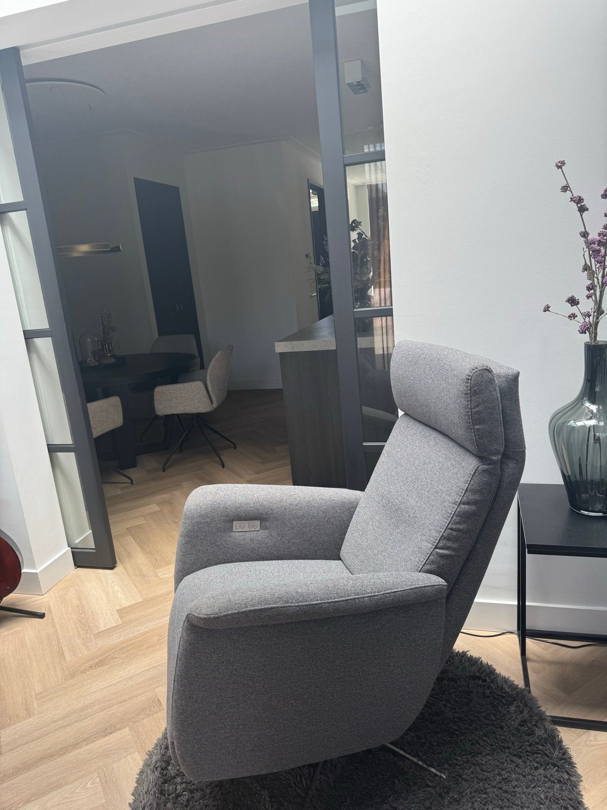 Montel elektrische relaxfauteuil - zo goed als nieuw, Ophalen, 75 tot 100 cm, Zo goed als nieuw, Stof