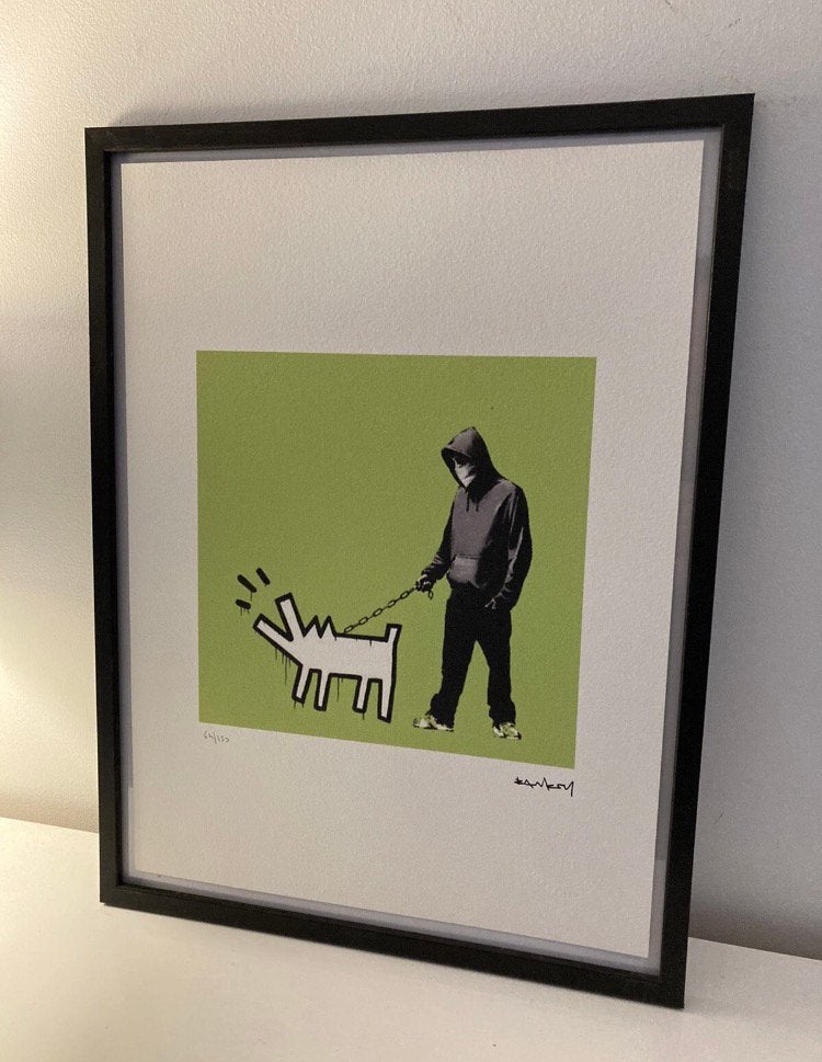 BANKSY : lithografie met certificaat, Ophalen of Verzenden
