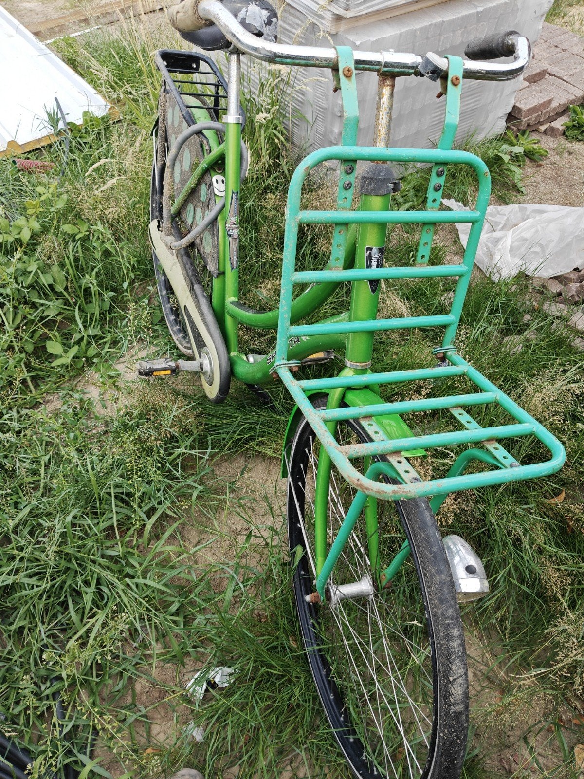 Sparta kinder damesfiets - Groen, Ophalen, Terugtraprem, Sparta, Gebruikt