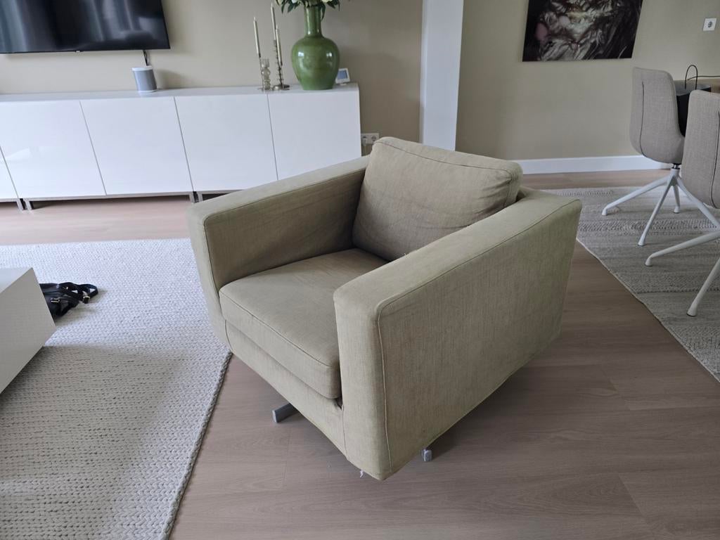 Draai fauteuil Ikea, Ophalen, Gebruikt, 75 tot 100 cm, Stof