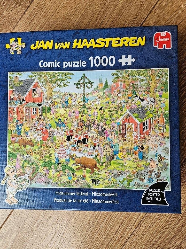 Jan van Haasteren Midsummerfestival, Ophalen, 500 t/m 1500 stukjes, Zo goed als nieuw, Legpuzzel