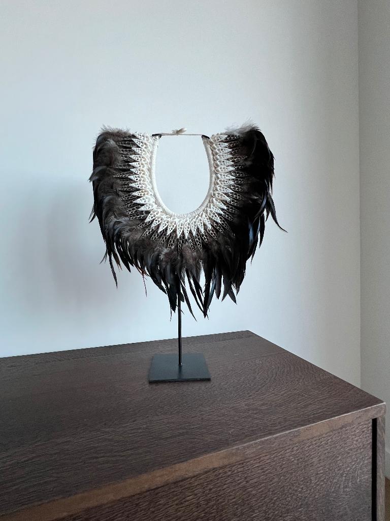 Veren ornament, Huis en Inrichting, Woonaccessoires | Overige, Ophalen, Zwart, Overige materialen, Overige stijlen