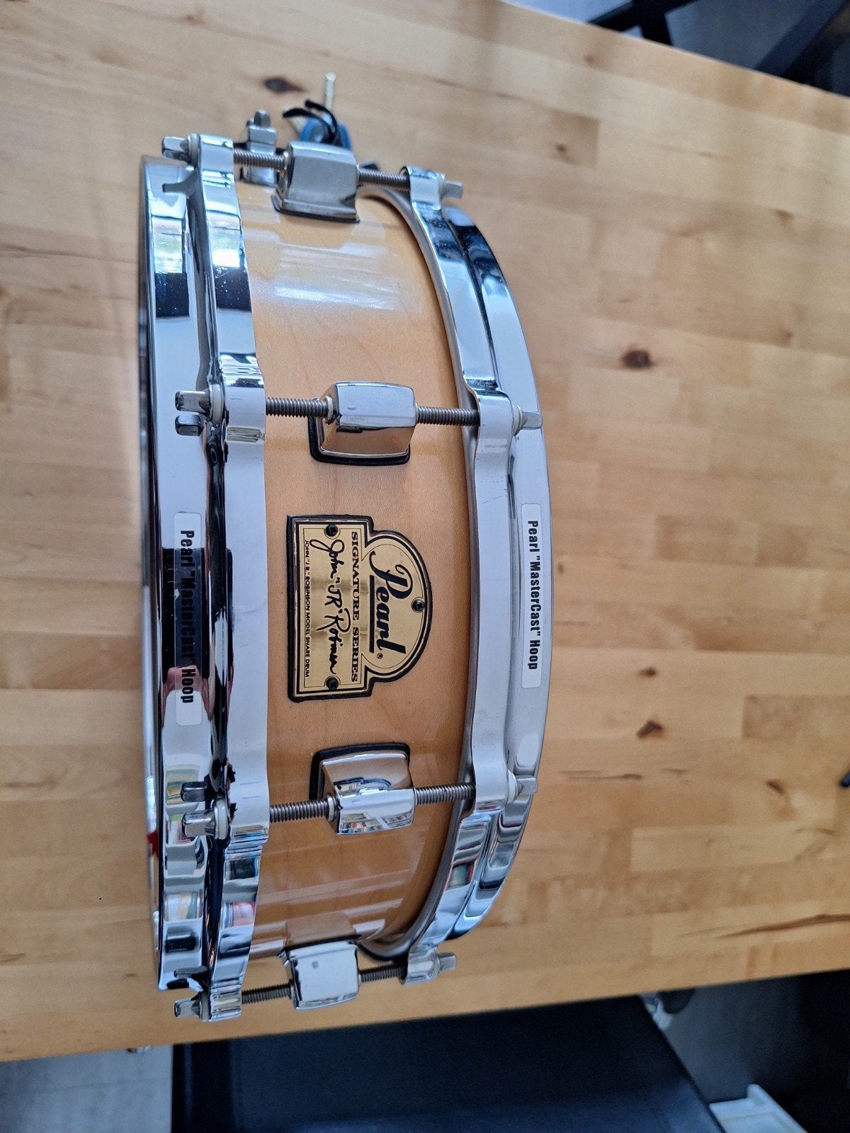 Pearl John JR Robinson signature piccolo maple snaredrum, Ophalen, Zo goed als nieuw, Drums of Percussie