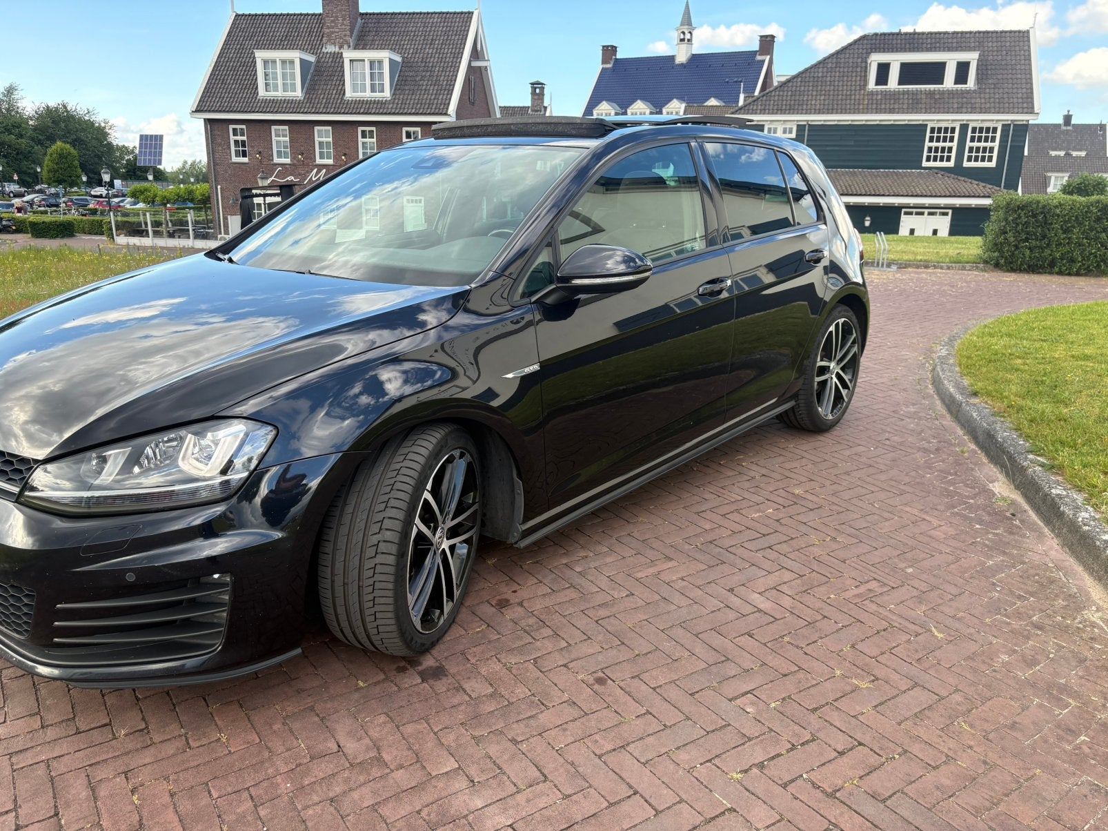 Volkswagen Golf 2.0 TDI 135KW 5D 2015 Zwart, Auto's, Voorwielaandrijving, Stof, 4 cilinders, Zwart