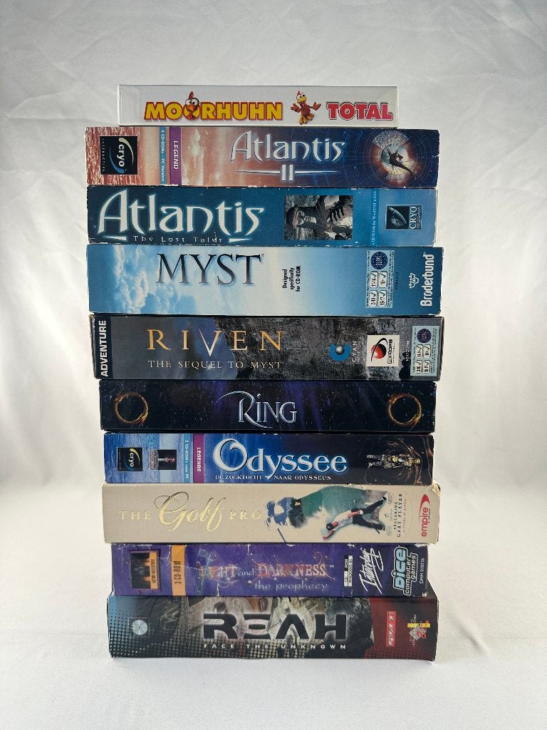 Big Box PC Games bundel 10 stuks nette staat, Spelcomputers en Games, Games | Pc, 1 speler, Onbekend, Ophalen of Verzenden, Zo goed als nieuw