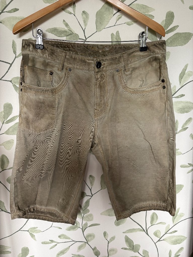 PME khaki beige short korte broek maat 32, Maat 48/50 (M), Beige, Ophalen of Verzenden, PME Legend