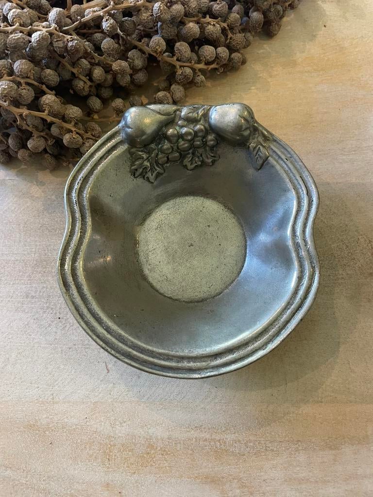 Antiek tinnen schaaltje, Ophalen of Verzenden