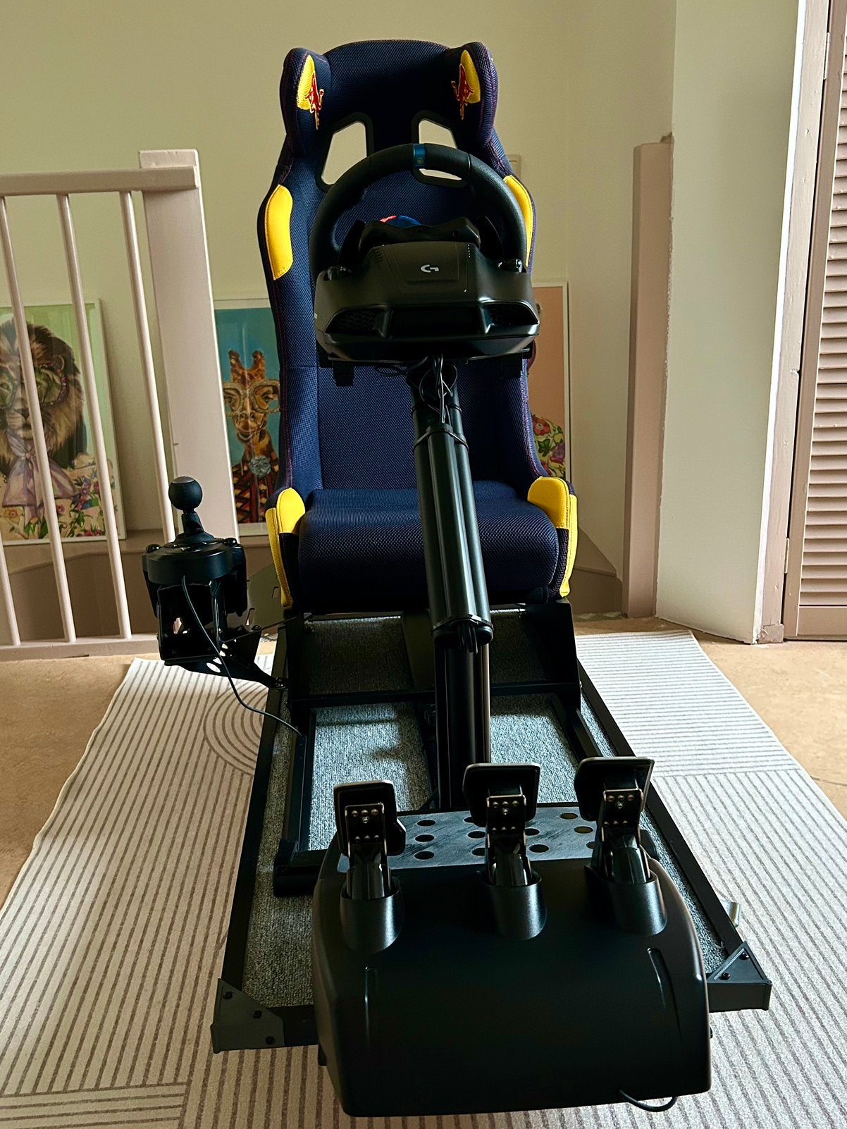Playseat Evolution Pro Red Bull + Logitech G923 en Shifter, Ophalen, Zo goed als nieuw