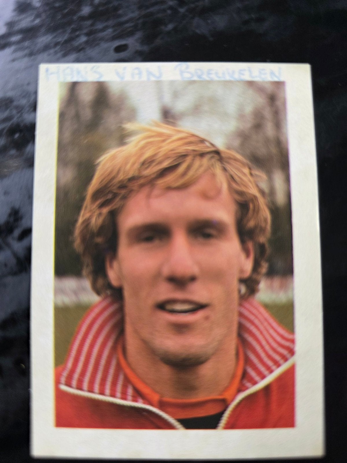 Voetbalplaatje  Hans van Breukelen., Eén persoon