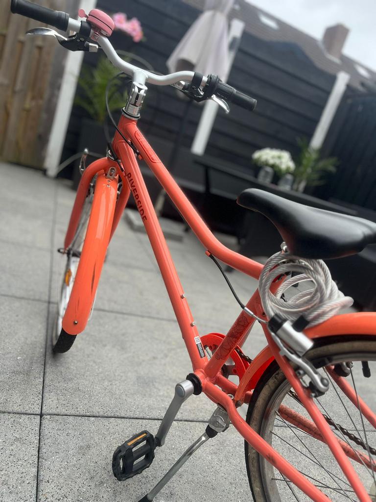 Meisjes fiets, Hybridefiets Riverside 500 24 inch, Fietsen en Brommers, Fietsen | Meisjes, Ophalen, Gebruikt, 24 inch