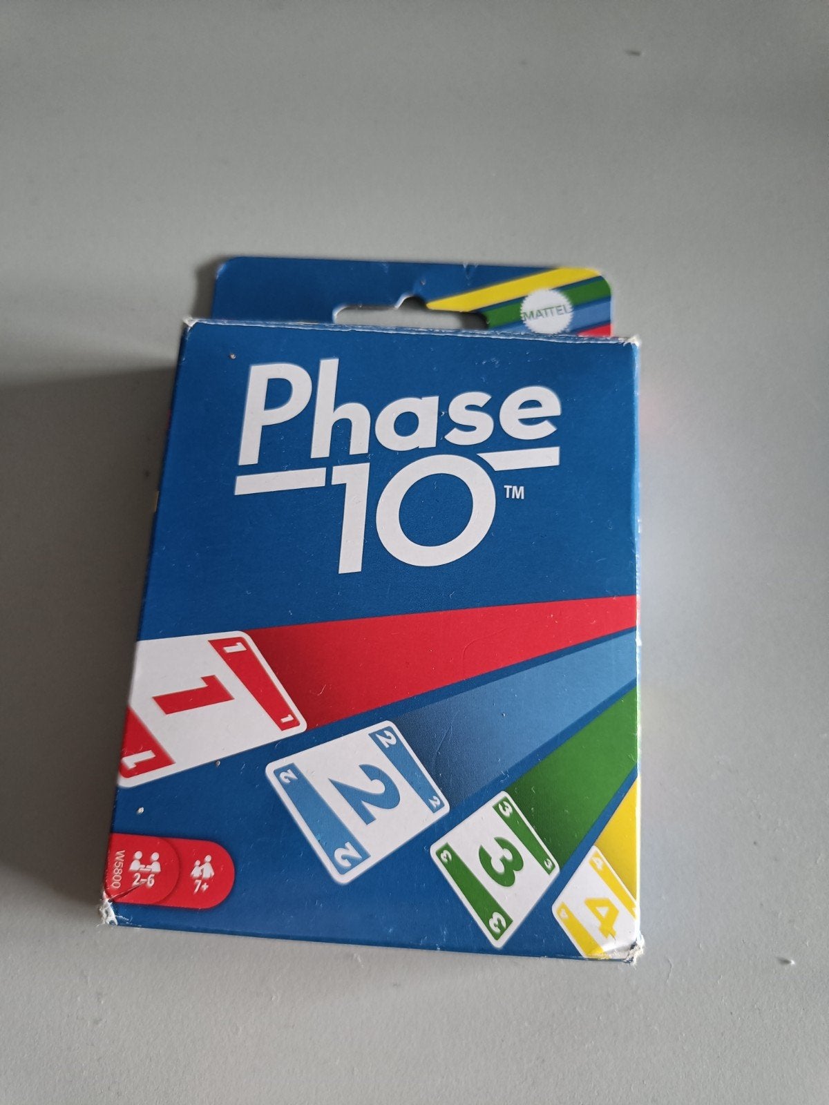 Phase 10 Kaartspel - Mattel - Zo goed als nieuw, Hobby en Vrije tijd, Vijf spelers of meer, Ophalen of Verzenden, Zo goed als nieuw