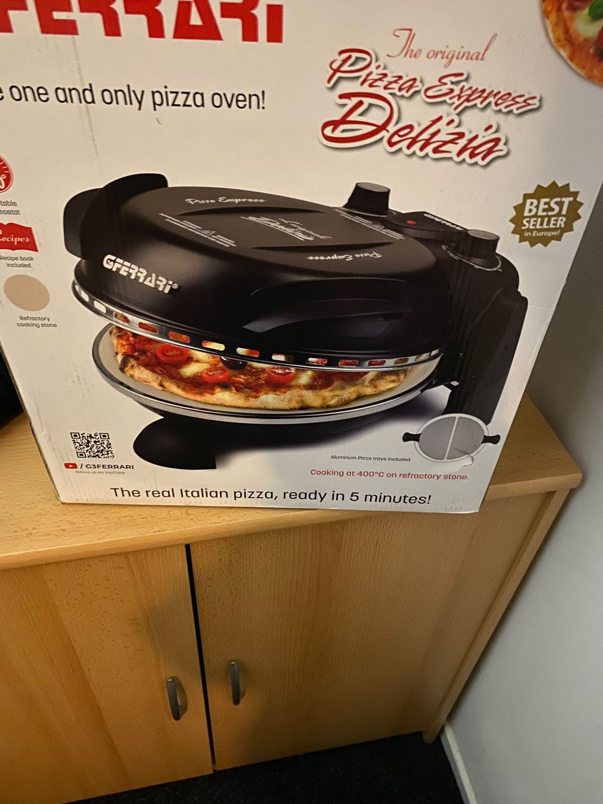 Pizzaoven ferrari, Tuin en Terras, Pizzaovens, Ophalen of Verzenden, Nieuw