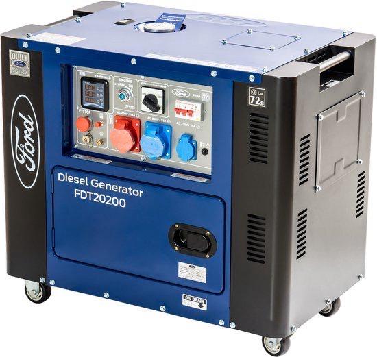 Ford Diesel Generator FDT20200, Doe-het-zelf en Verbouw, Aggregaten, Ophalen, Elektrisch startend, Dieselolie, Nieuw