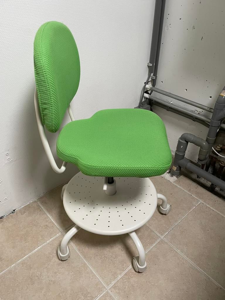 Ikea Vimund bureaustoel kind zgan, Huis en Inrichting, Bureaustoelen, Ophalen, Zo goed als nieuw, Groen, Bureaustoel