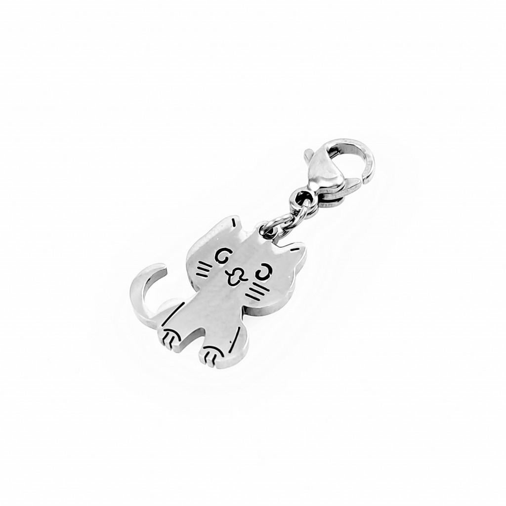RVS Charm Kat Hanger voor Armbanden - Kettingen, Overige materialen, Birgitta-Gracht 33, 6465 EL Kerkrade, Nederland, Verzenden