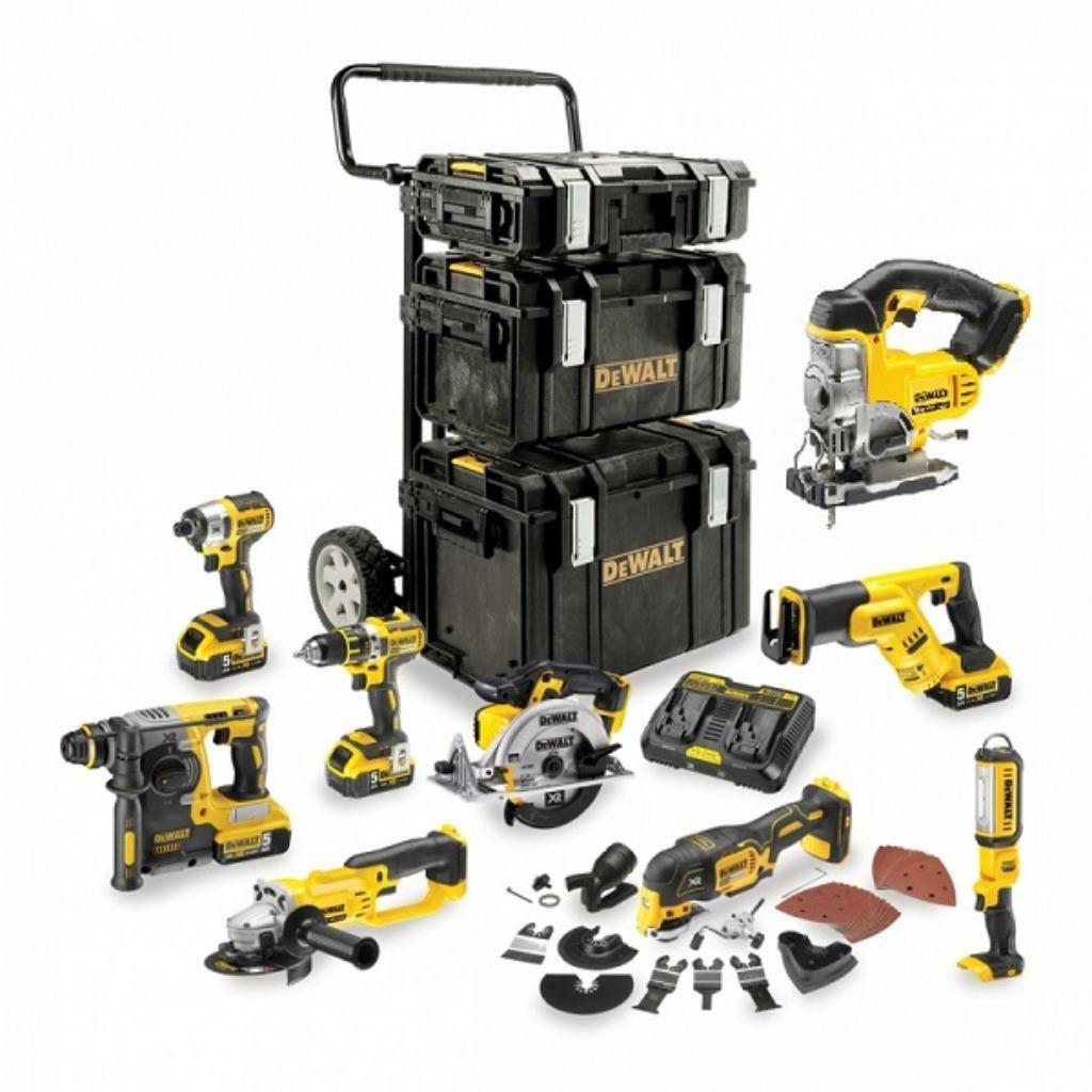 DeWALT DCK897P4 XR 18V combiset met 9 machines + DCS331N, Ophalen of Verzenden, Nieuw