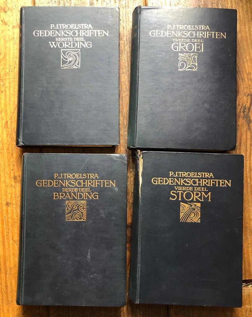 Gedenkschriften Troelstra 4 delen, Boeken, Politiek en Maatschappij, Gelezen, Maatschappij en Samenleving, Nederland, Ophalen of Verzenden