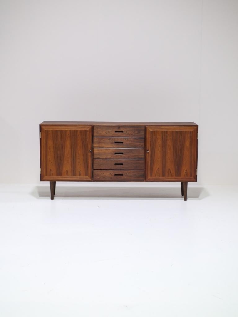 Kai Winding dressoir palissander vintage Deens, Ophalen, Met deur(en), -, -