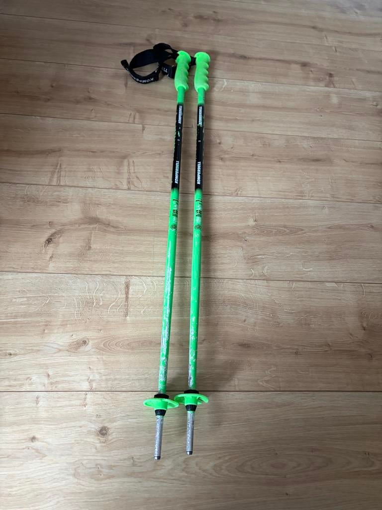 Komperdell Skistokken - 90cm, Sport en Fitness, Gebruikt, Stokken, Skiën, Minder dan 100 cm