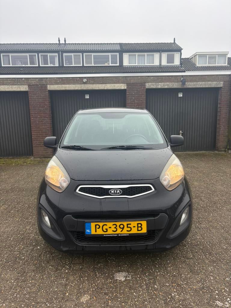 Kia Picanto 1.0 CVVT Zwart 5-deurs | Airco CarPlay, Auto's, Zwart, Handgeschakeld, Particulier, Navigatiesysteem