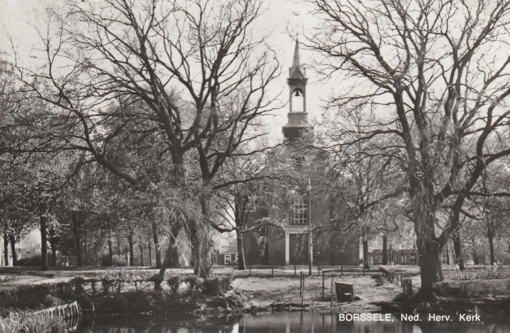 BORSSELE Ned. Herv. Kerk, Verzenden, 1960 tot 1980, Gelopen, Zeeland