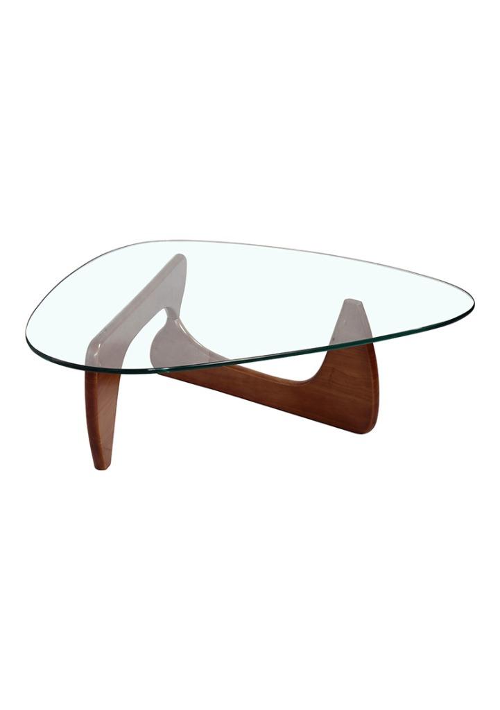 Noguchi Koffietafel/ Salontafel Isamu - nieuw-, 50 tot 75 cm, Nieuw, Ophalen of Verzenden, Glas