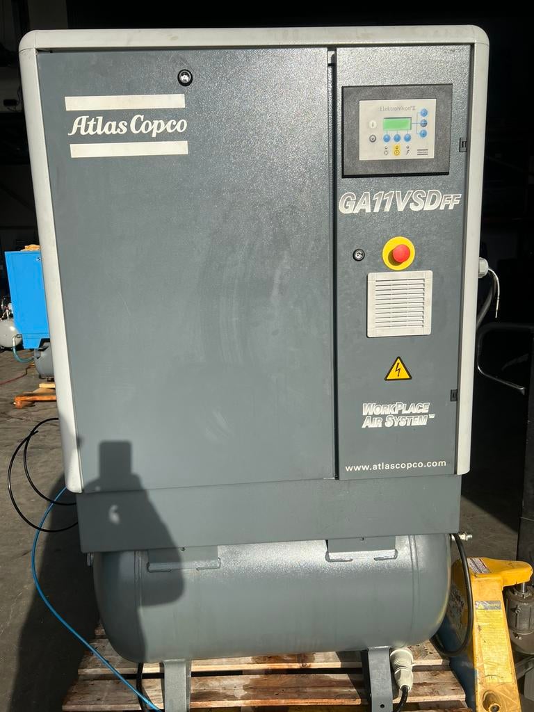Atlas copco GA11 VSD ff, Doe-het-zelf en Verbouw, Compressors, Ophalen, Geluidgedempt, Gebruikt, 800 liter/min of meer