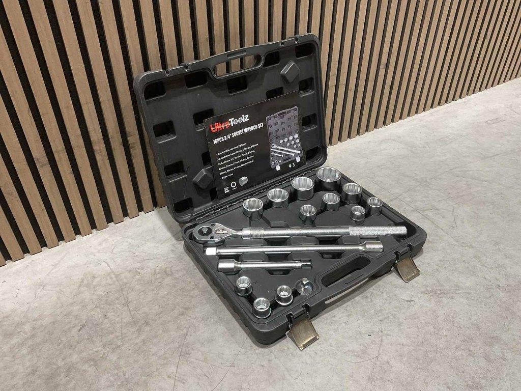 Ultratoolz 16 delig 3/4” dopsleutel set‼️, Ophalen, Nieuw