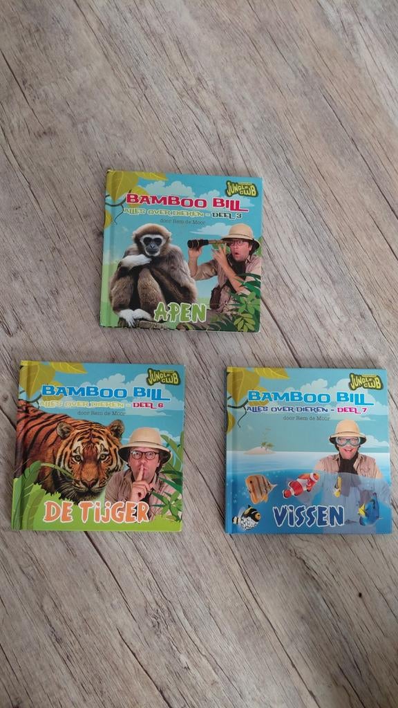 Bamboo Bill Boeken Set - Alles over dieren!, Boeken, Ophalen of Verzenden, Gelezen, Rem de Moor, Non-fictie