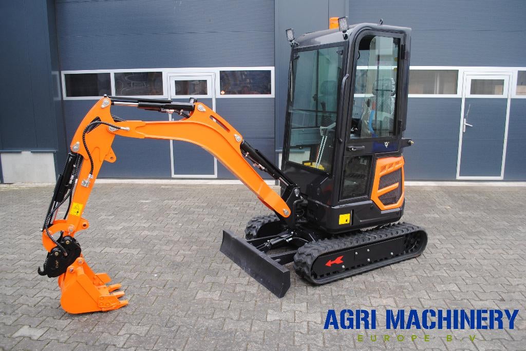 Rexus 1600kg Mini-graafmachine – Kubota D902 | 14 pk, Ophalen of Verzenden, Graafmachine