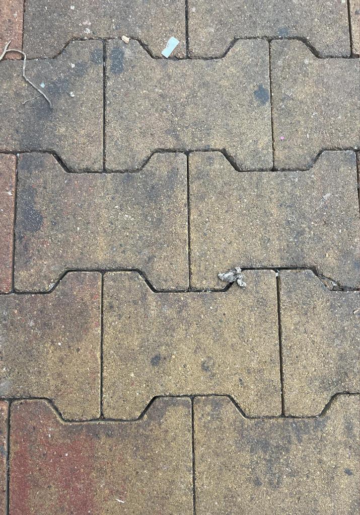 gebruikte h-profiel klinkers bont genuanceerd, Tuin en Terras, Ophalen of Verzenden, Gebruikt, Beton, Klinkers