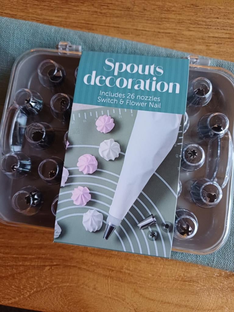 Spuitmondjes Set - 26 stuks - Nieuw in Verpakking, Ophalen of Verzenden, Nieuw