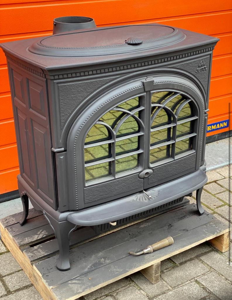 Jotul f 600 demomodel houtkachel, Huis en Inrichting, Kachels, Ophalen, Houtkachel, Zo goed als nieuw, Vrijstaand