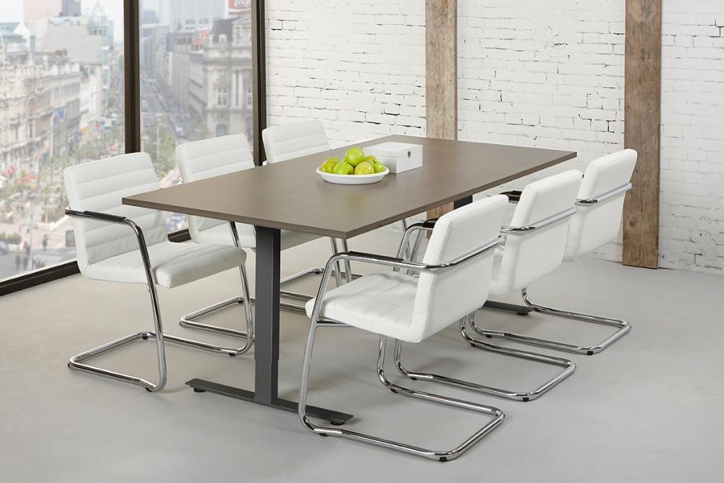 Vergadertafel 200 x 100 | Hoogte verstelbaar | Scherpe prijs, Ophalen of Verzenden, In hoogte verstelbaar, Nieuw