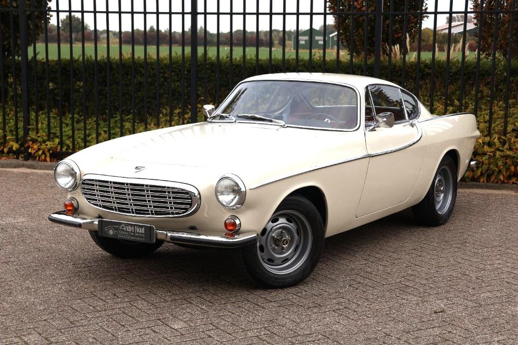 Volvo P1800 S, Auto's, Volvo, Bedrijf, Overige modellen, Benzine, Coupé, Handgeschakeld, Origineel Nederlands, Wit, Bruin, Leder