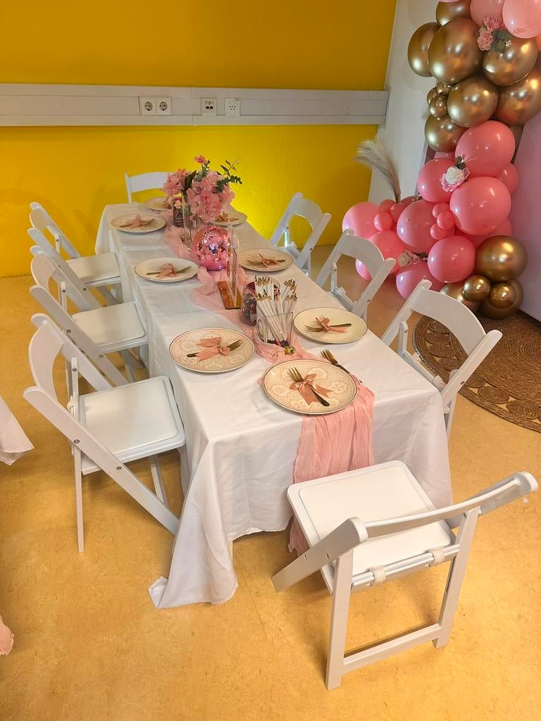 Nieuw! 10 st. Kinderklapstoelen te huur en te koop, Ophalen, Nieuw, Feestartikel, Verjaardag