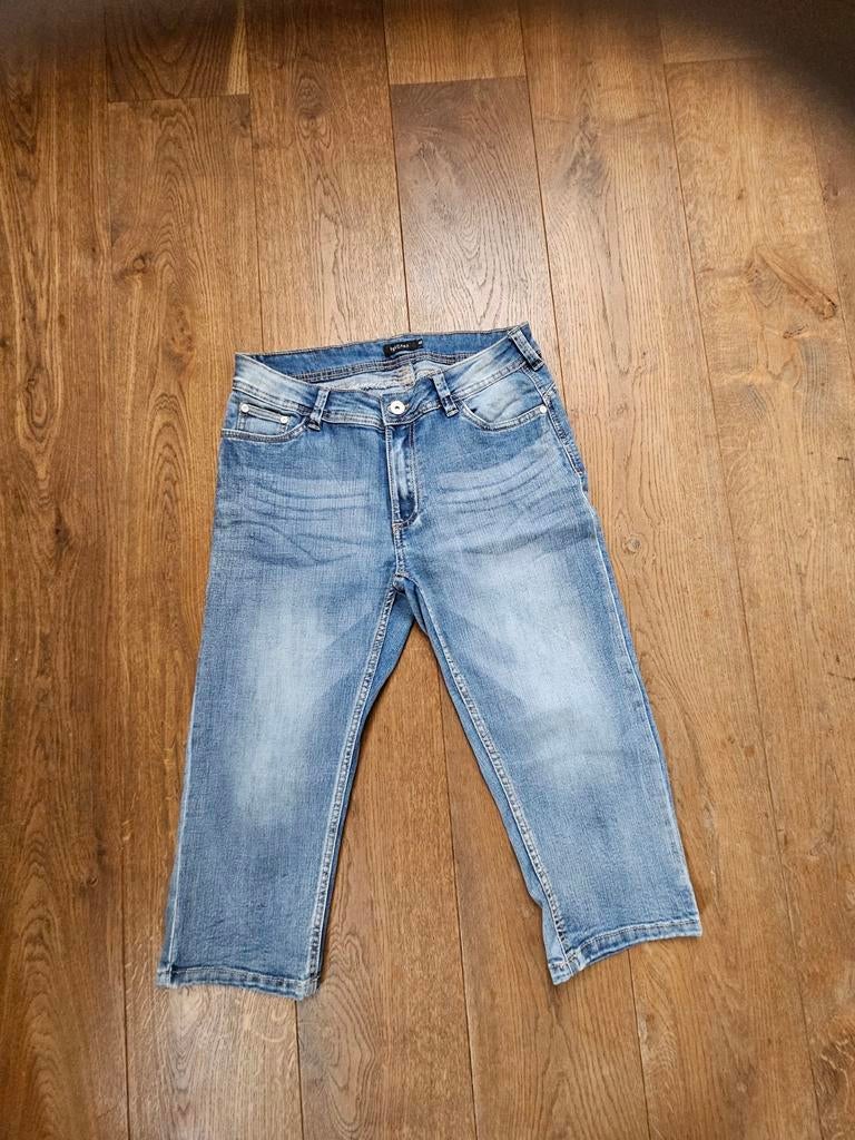 Pescara maat 40 driekwartbroek, Kleding | Dames, Spijkerbroeken en Jeans, Ophalen of Verzenden, Zo goed als nieuw, Blauw, W30 - W32 (confectie 38/40)