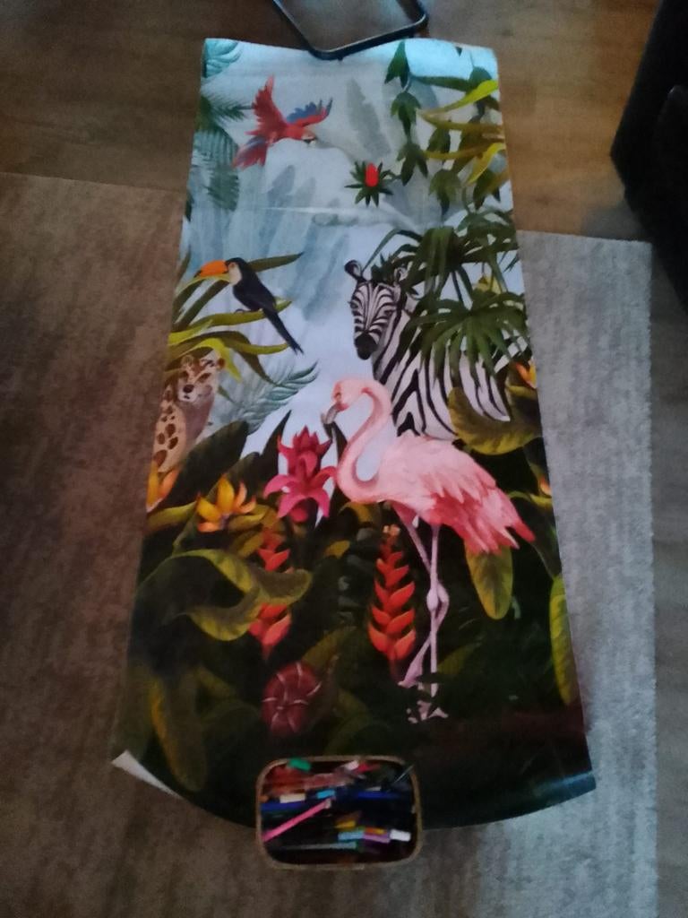 Deur poster jungle nieuw in doos!, Ophalen of Verzenden, Nieuw