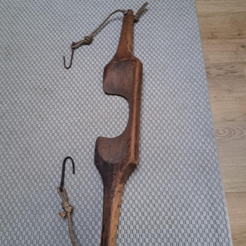 Juk, antiek houten juk, plantenhanger, Ophalen of Verzenden