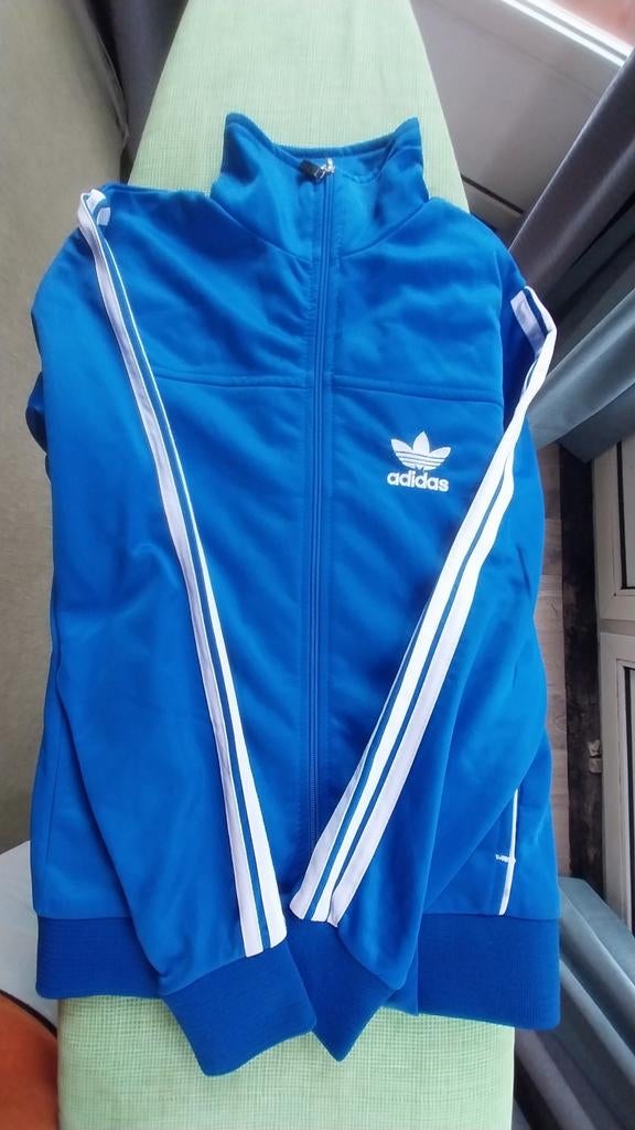 Adidas trainingsjack, Kleding | Heren, Sportkleding, Ophalen, Zo goed als nieuw, Blauw, Voetbal