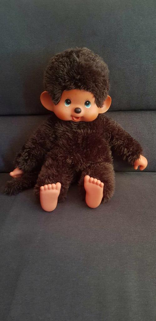 Vintage Monchhichi Monkey, 1974, Ophalen of Verzenden, Zo goed als nieuw