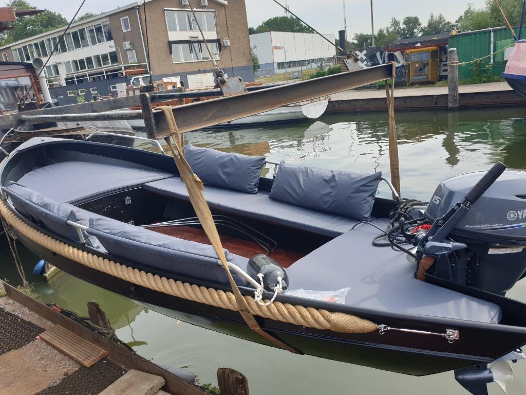 Stoere stalen sloepen en grachtenboten vaarklaar al v/a1250, Ophalen, Staal, Elektrisch, Zo goed als nieuw