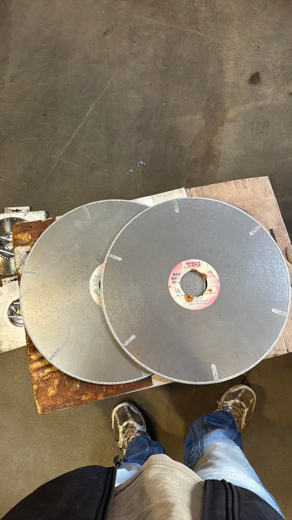 Diamant doorslijpschijven 350mm asgat 50mm, Ophalen, Adt, Adt, Adt