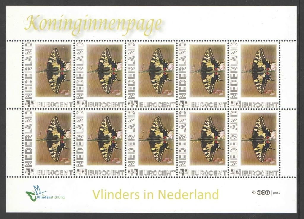 Postzegels Vlinders in Nederland: Koninginnepage, Ophalen of Verzenden, Na 1940, Postfris