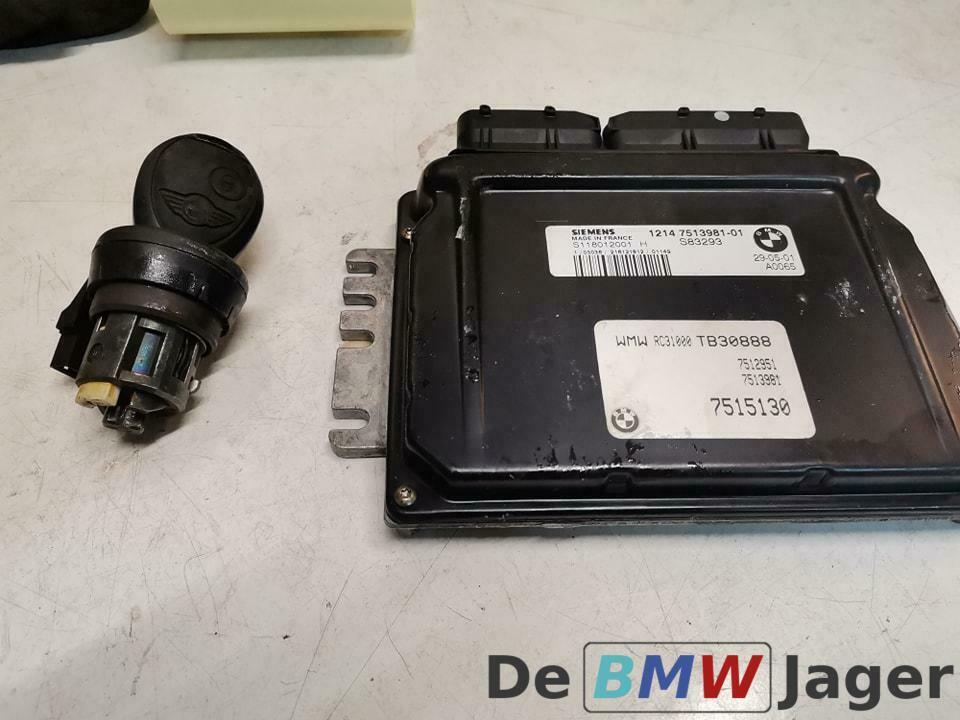 DME module met sleutel zonder EWS Mini R50 W10 7515130, Gebruikt, Mini, Ophalen of Verzenden, Mini