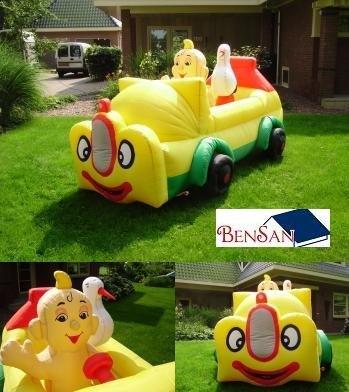 geboorte baby in auto met ooievaar opblaasbaar bensan enter, Hobby en Vrije tijd, Feestartikelen | Verhuur, Ophalen, Zo goed als nieuw