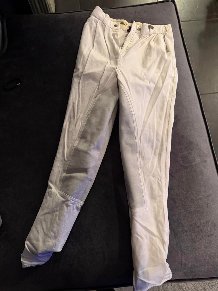 Witte rijbroek, Dieren en Toebehoren, Ophalen of Verzenden, Dressuur, Onderkleding