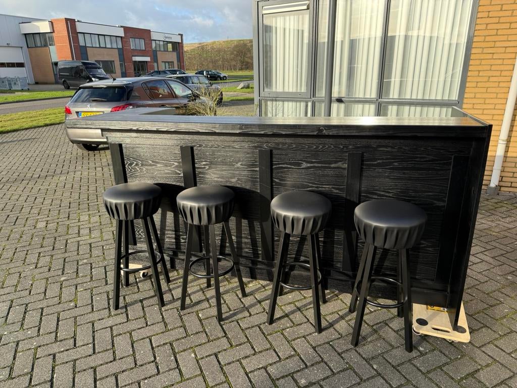 Wandbar hoekbar barretje 250 cm huisbar mancave bar kroeg, Ophalen of Verzenden