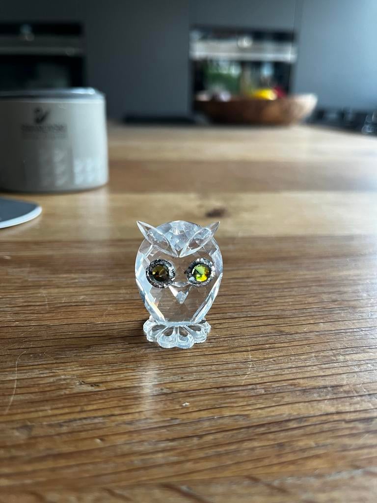 Swarovski Uiltje 7654 met Doos en Certificaat, Verzamelen, Swarovski, Ophalen of Verzenden, Zo goed als nieuw, Figuurtje